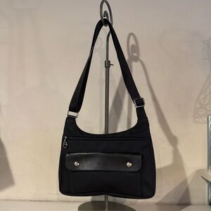LONGCHAMP PLANETES Black Crossbody Bag